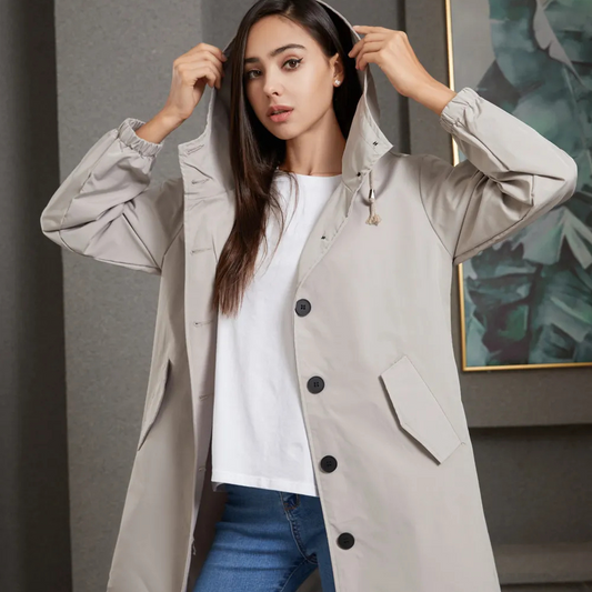 Waterproof Anorak Women's Casual Long Coat