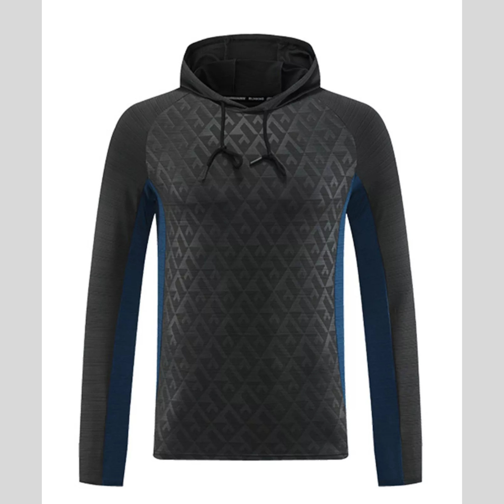 Men's Plus Size Raglan Sleeve Athletic Fit Hoodie