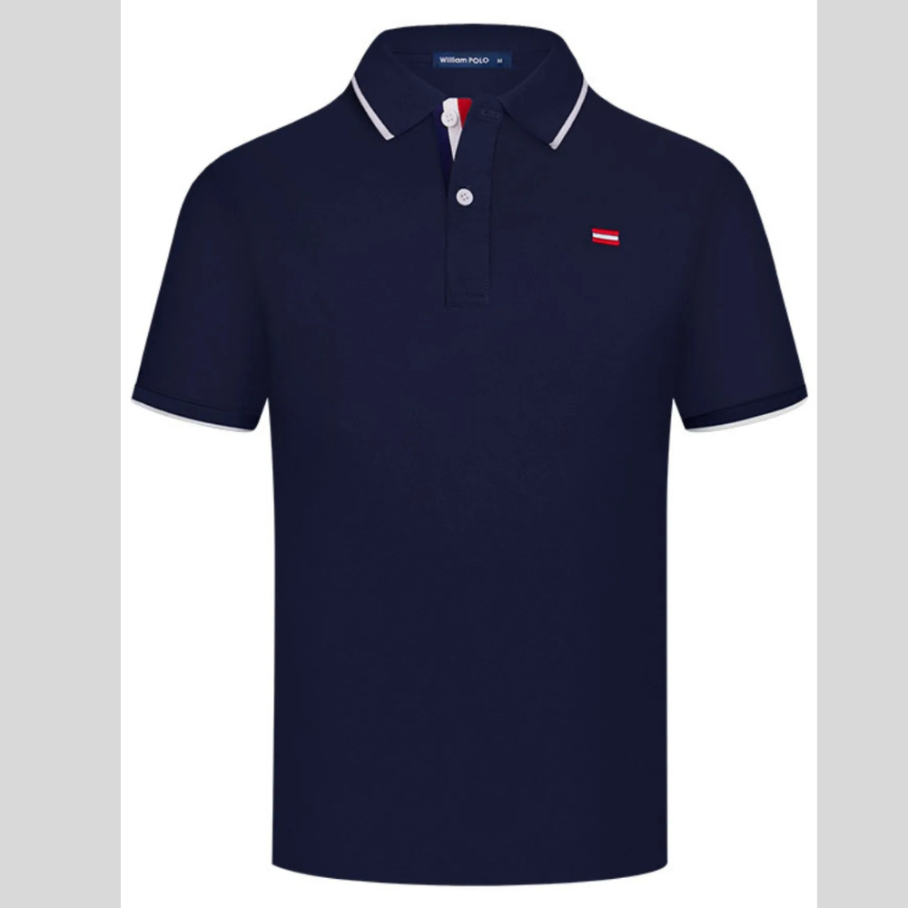 Men's Plus Size Breathable Short Sleeve Polo