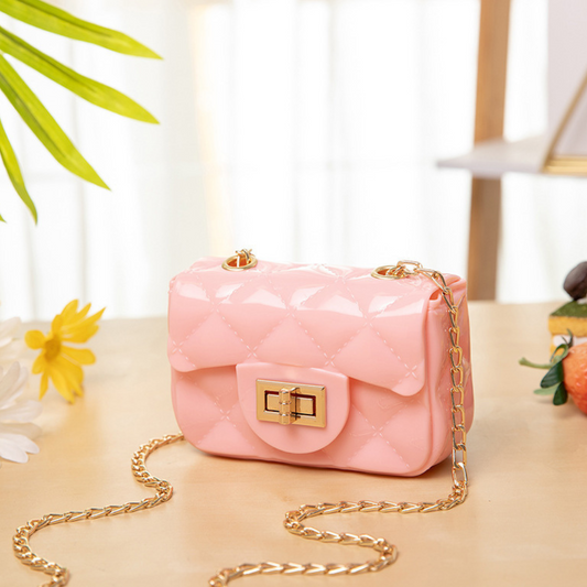 Candy-colored Mini Shoulder Bags With Pearls Handbag Women