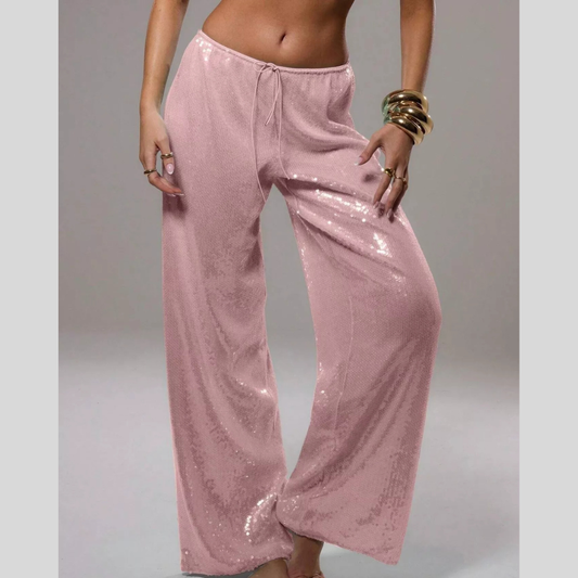 Sequin Wide Leg Pants