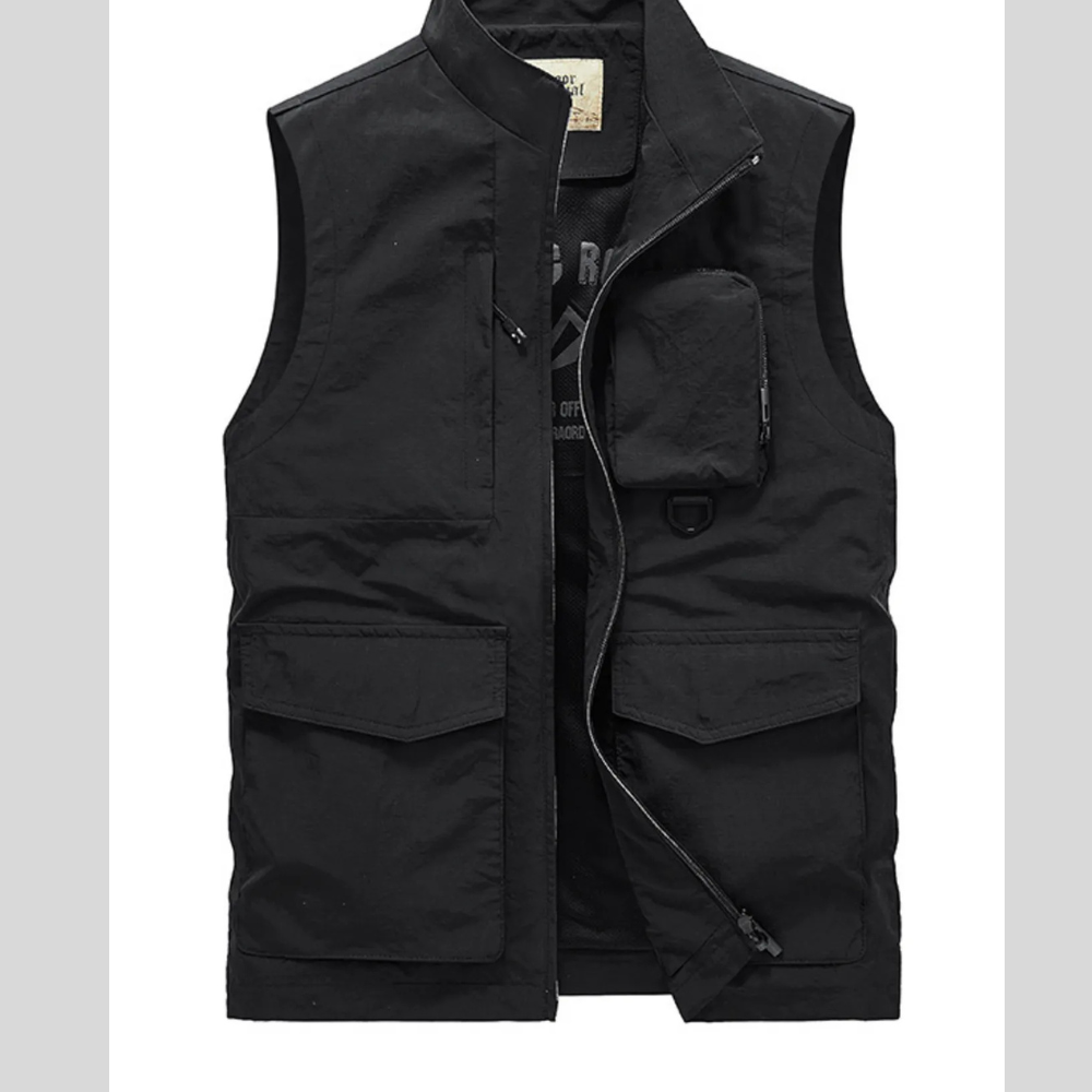 Men's Plus Size Utility Pocket Vest