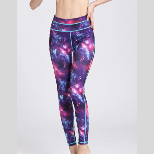 Printed Active High Waist Leggings