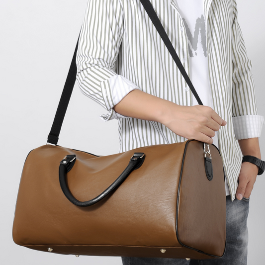 Fashion Commuter Leather Portable Travel Bag