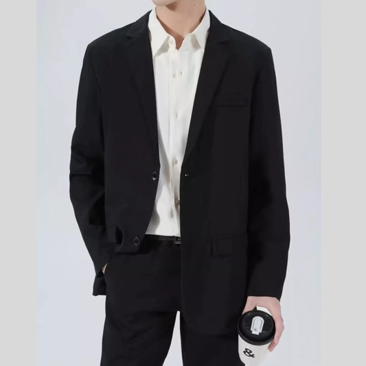 Men's Plus Size Classic Fit Two-Button Blazer