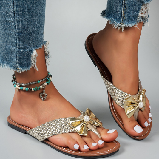 Toe Post Bow Sandals