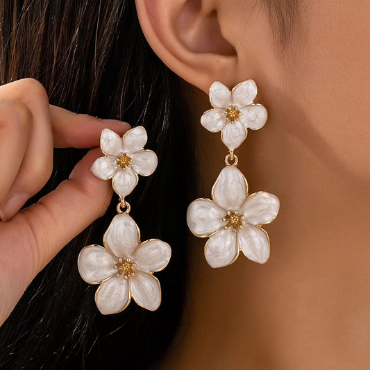 Flower Dangle Earrings
