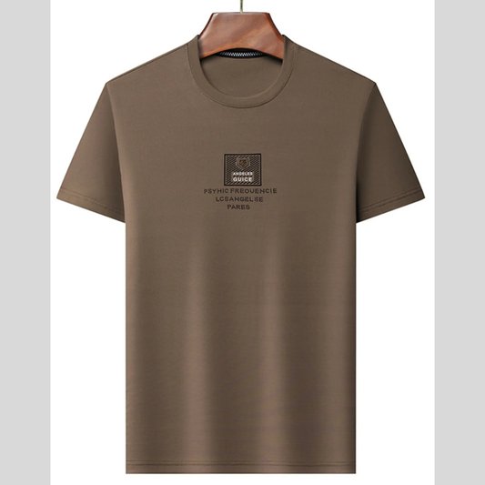 Men's Plus Size Basic Style Round Neck T-Shirt