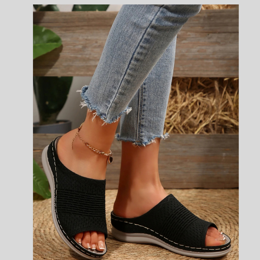 Mesh Open Toe Sandals