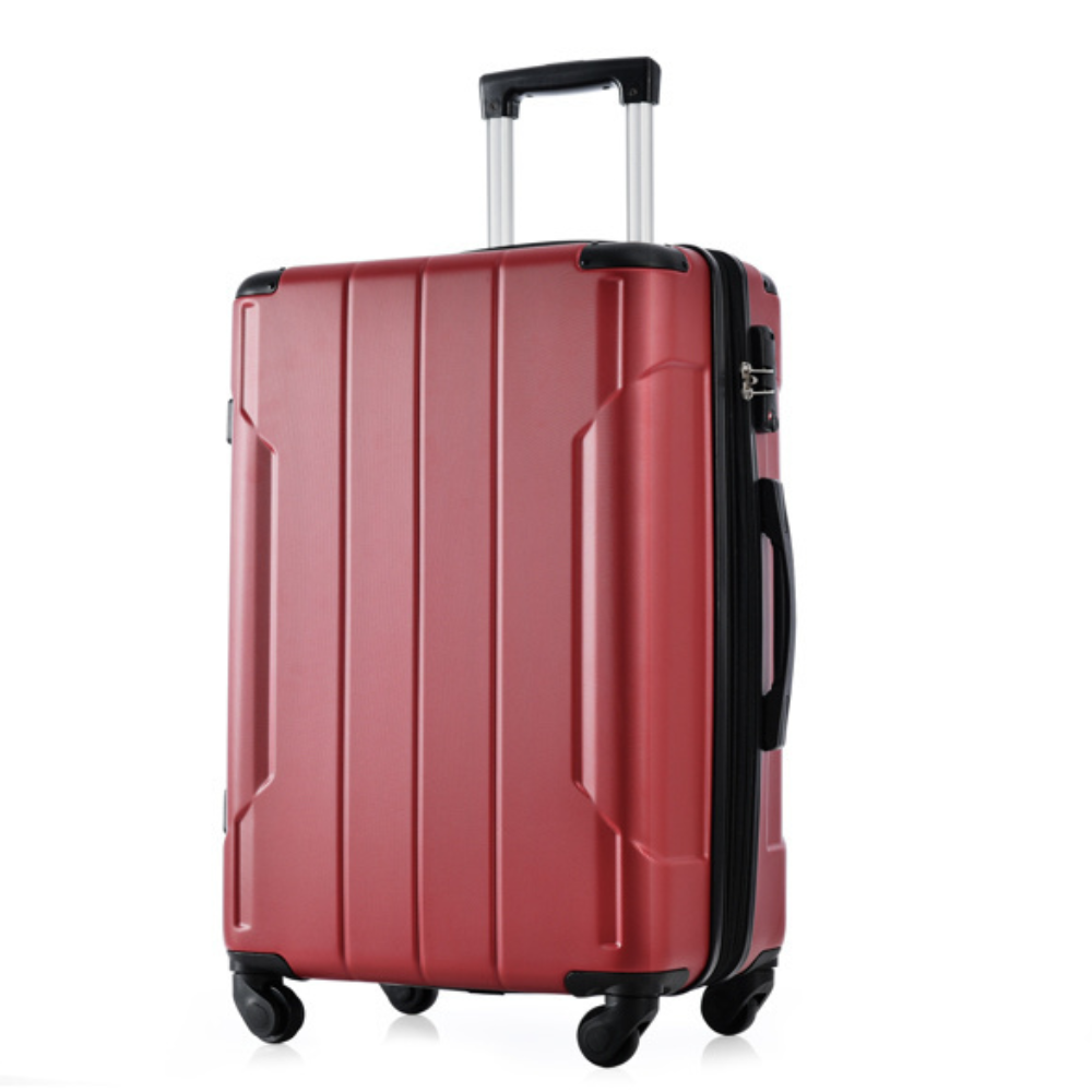 Hard, Lightweight, And Durable ABS Suitcase With Dual Wheels, Expandable 28 Inch Checked In Luggage- FREE USA SHIPPING