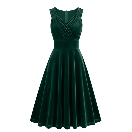 Women's Fashion Personality Retro Sleeveless Dress