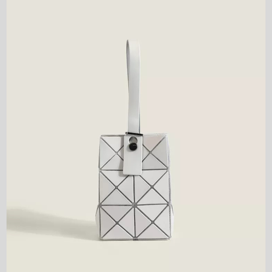 Geometric Panel Foldable Handbag