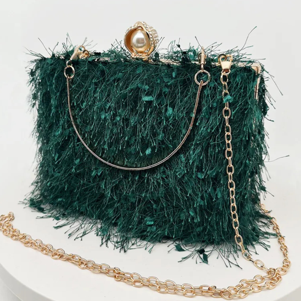 Tassel Handbags Women Dress Party Evening Bag Fashion Luxury Designer Square Bags Crossbody Shoulder Bag Ladies