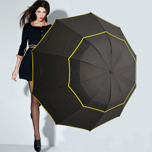 Double fold oversized umbrella