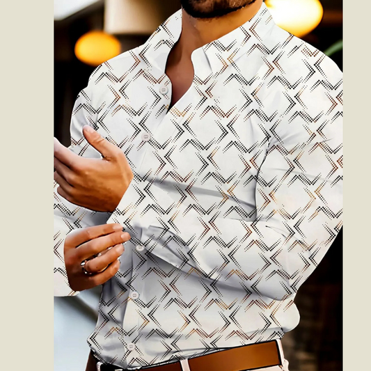 Men’s Big and Tall Button Down Shirt – Casual Long Sleeve