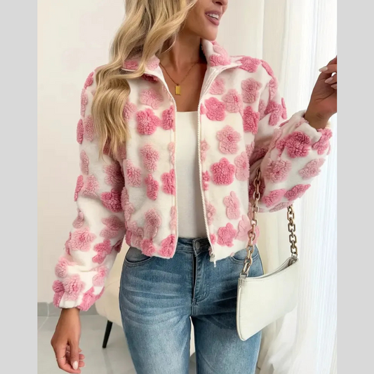 3d Little Flower European And American Coat