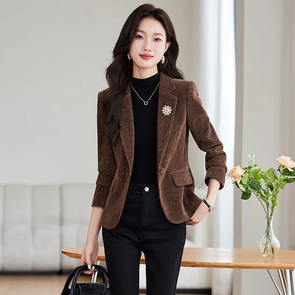 Long Sleeve Professional Suit Formal Women's Coat Overalls