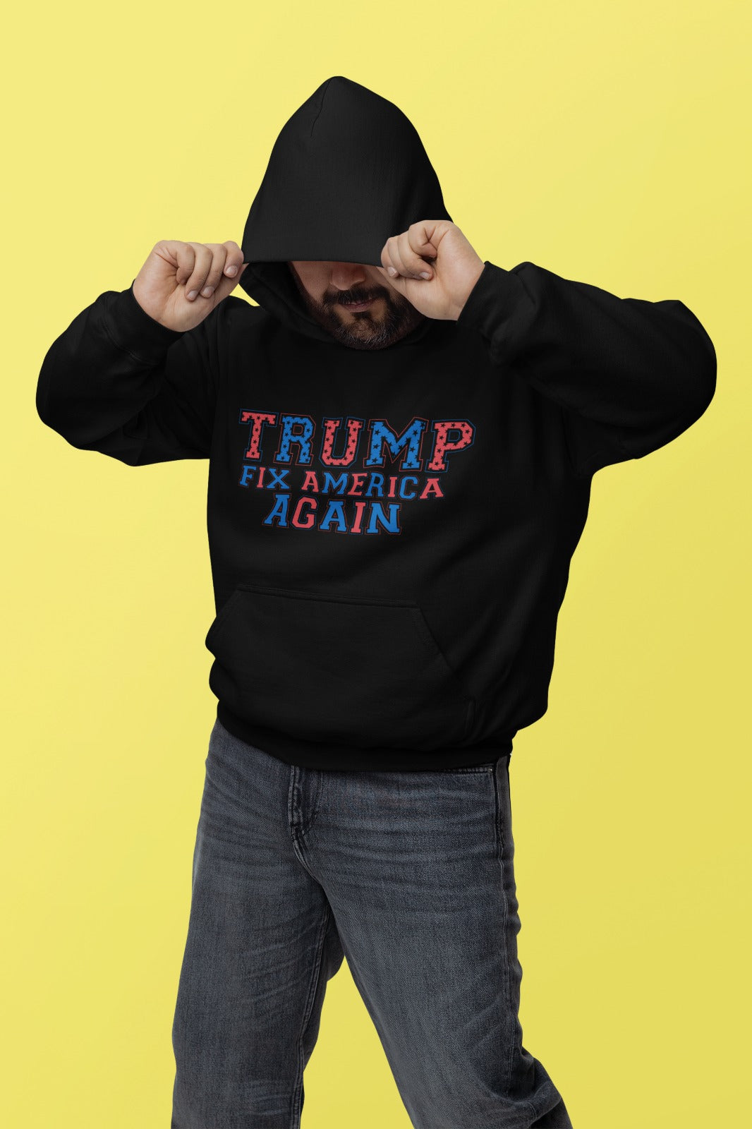 Unisex Heavy Blend™ Hooded Sweatshirt - Customize With Trump Support Designs