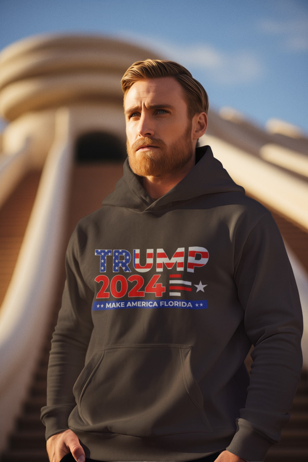 Unisex Heavy Blend™ Hooded Sweatshirt - Customize With Trump Support Designs