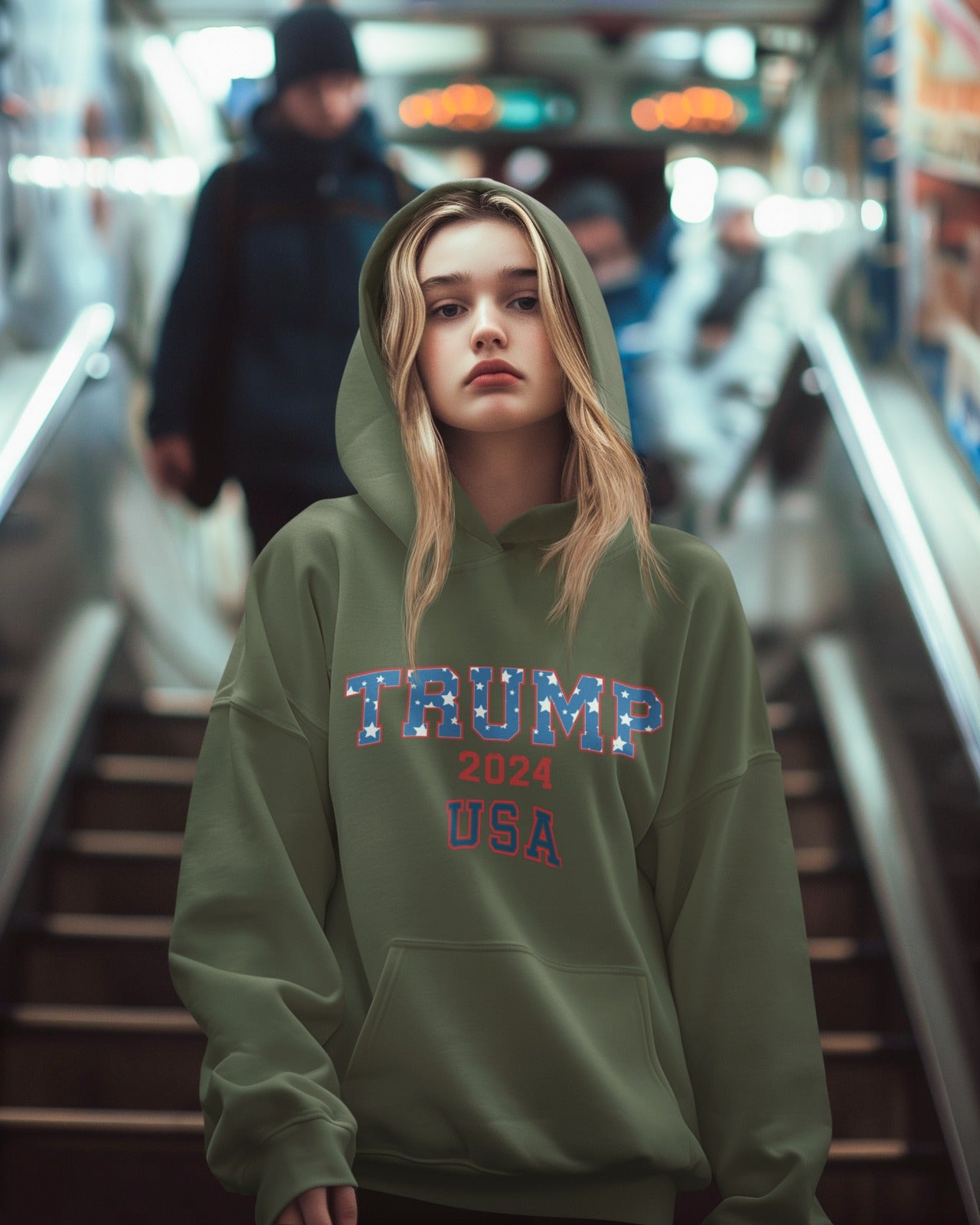 Unisex Heavy Blend™ Hooded Sweatshirt - Customize With Trump Support Designs