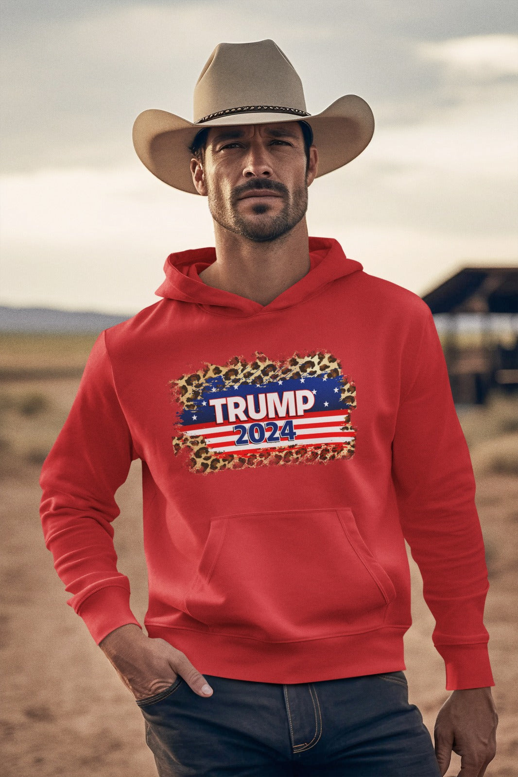 Unisex Heavy Blend™ Hooded Sweatshirt - Customize With Trump Support Designs