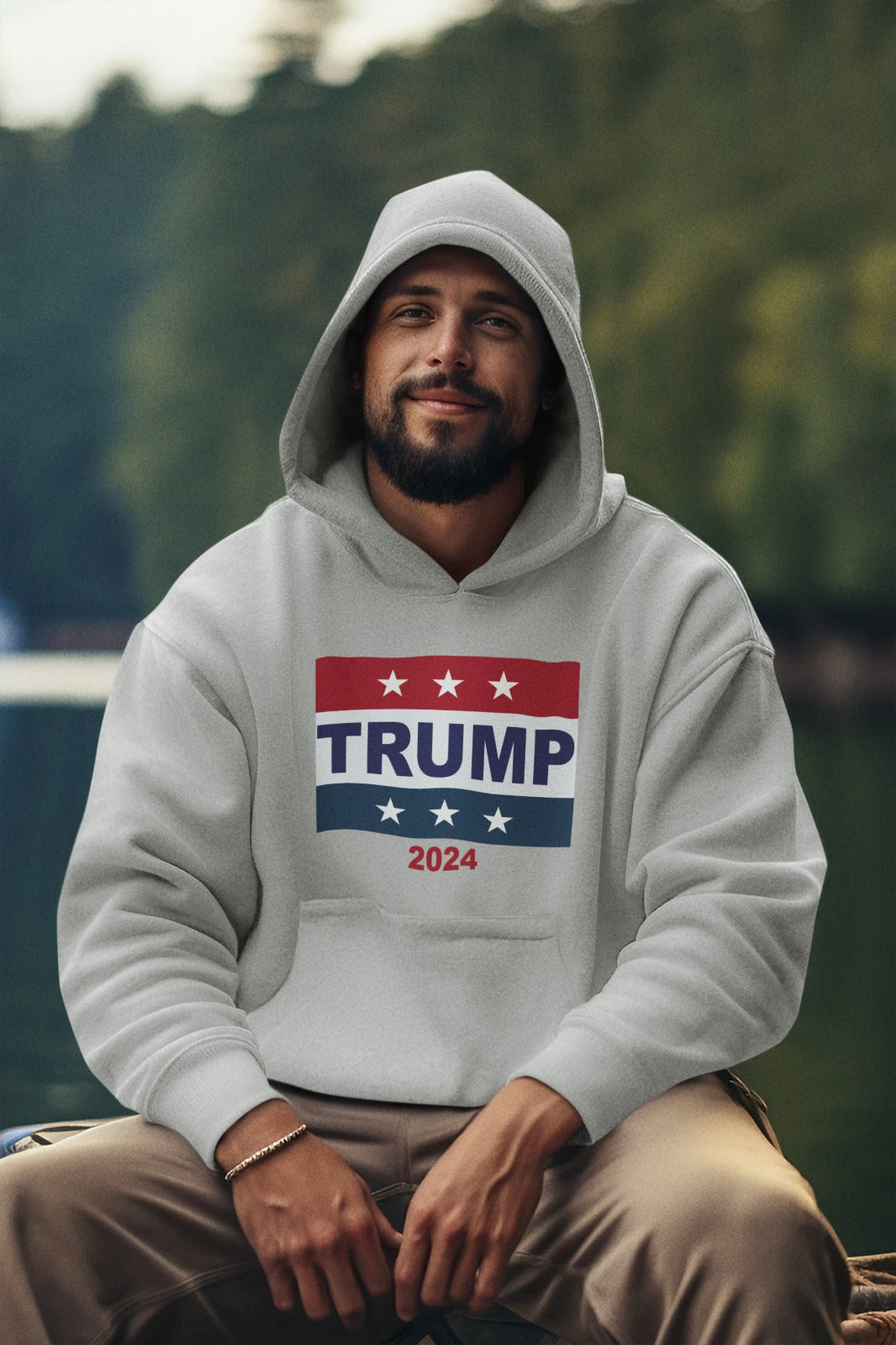 Unisex Heavy Blend™ Hooded Sweatshirt - Customize With Trump Support Designs