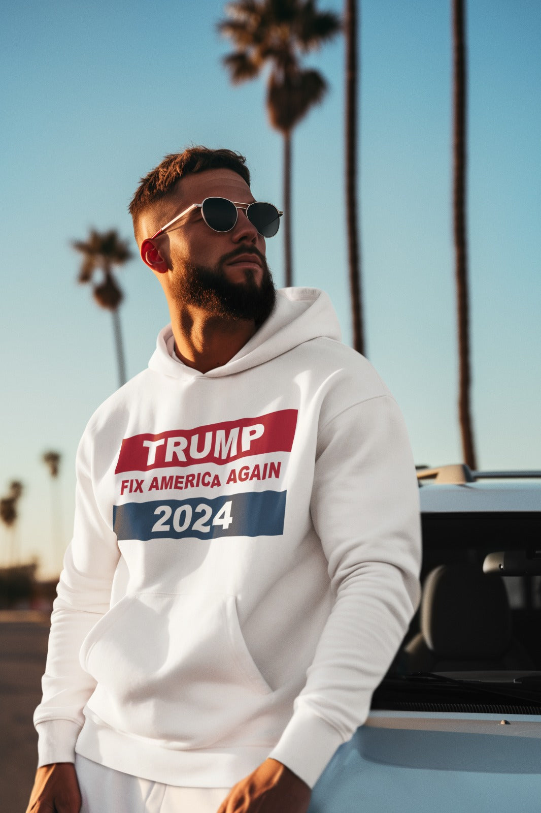 Unisex Heavy Blend™ Hooded Sweatshirt - Customize With Trump Support Designs