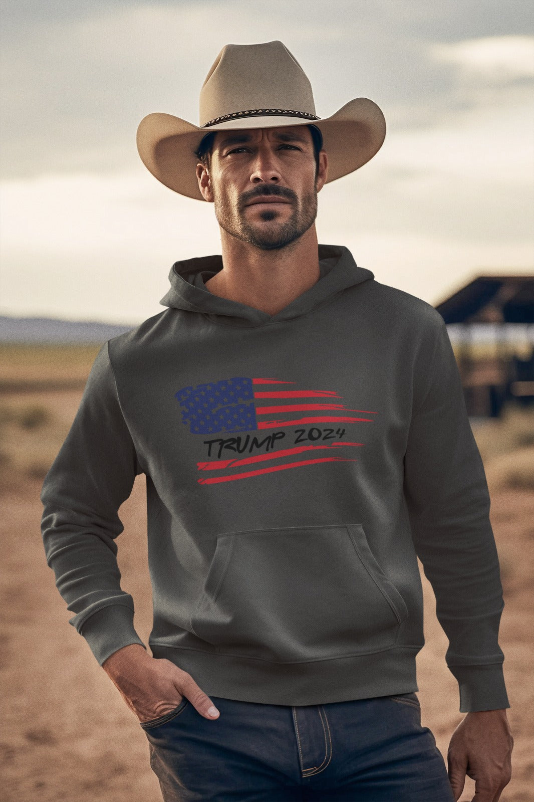 Unisex Heavy Blend™ Hooded Sweatshirt - Customize With Trump Support Designs