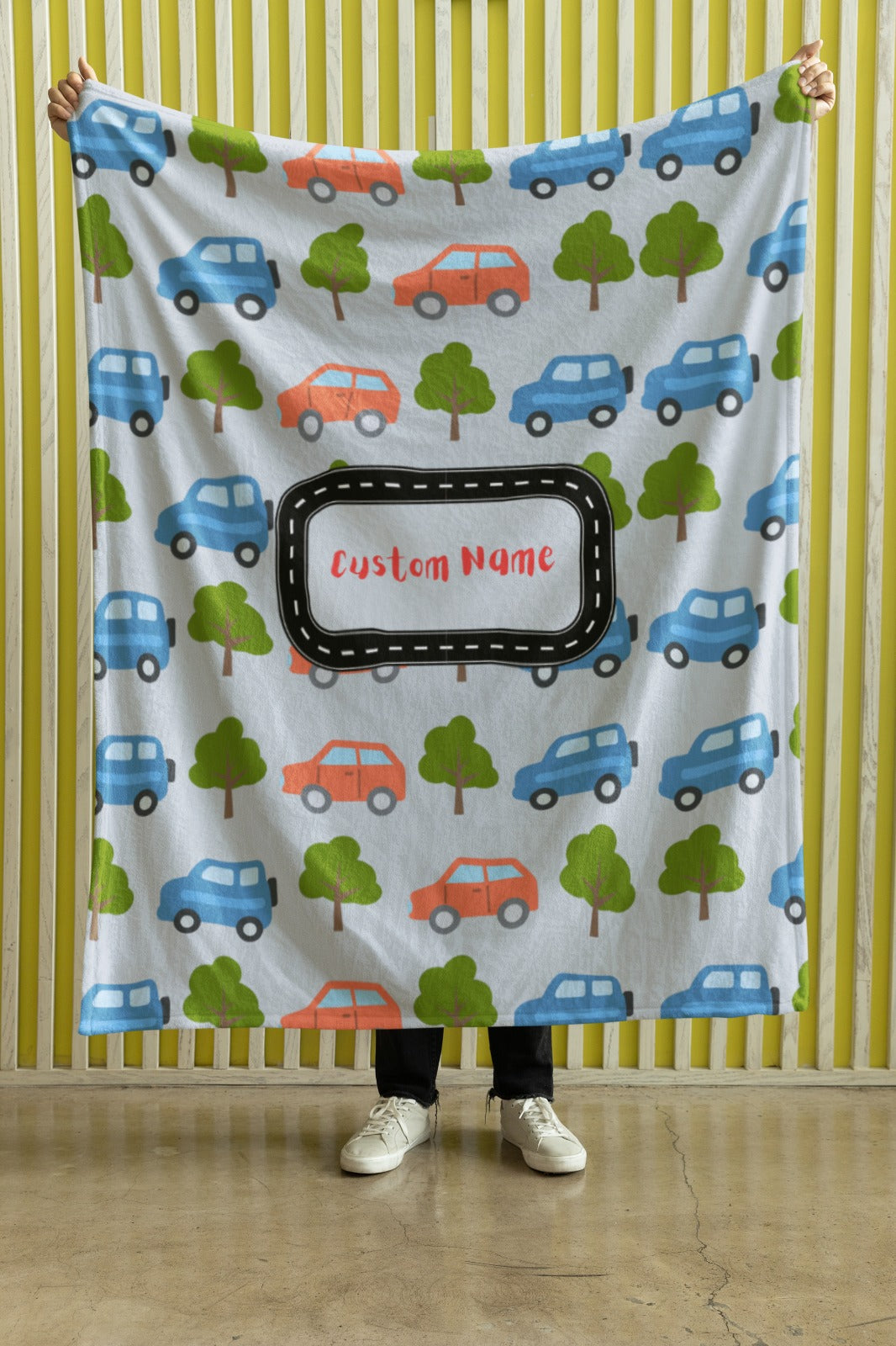 Microfiber Blanket-Personalized  With Kids Car Blanket