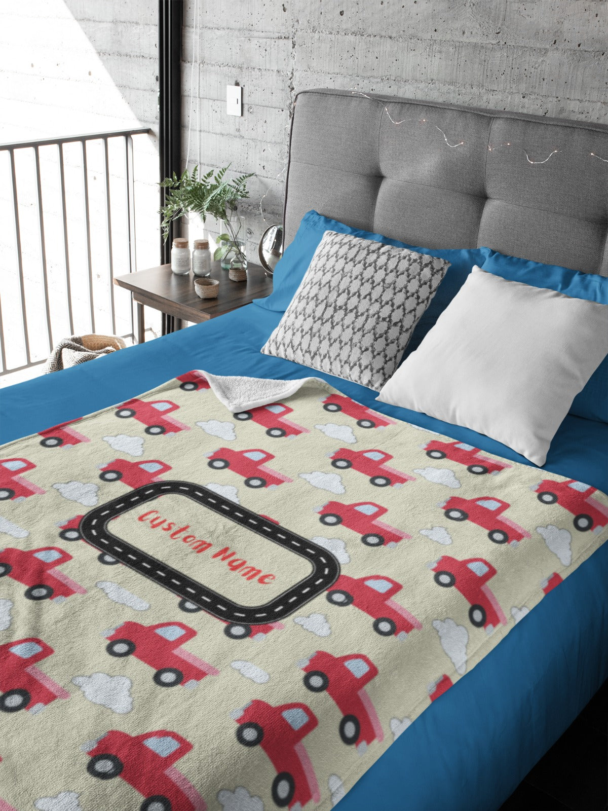 Microfiber Blanket-Personalized  With Kids Car Blanket