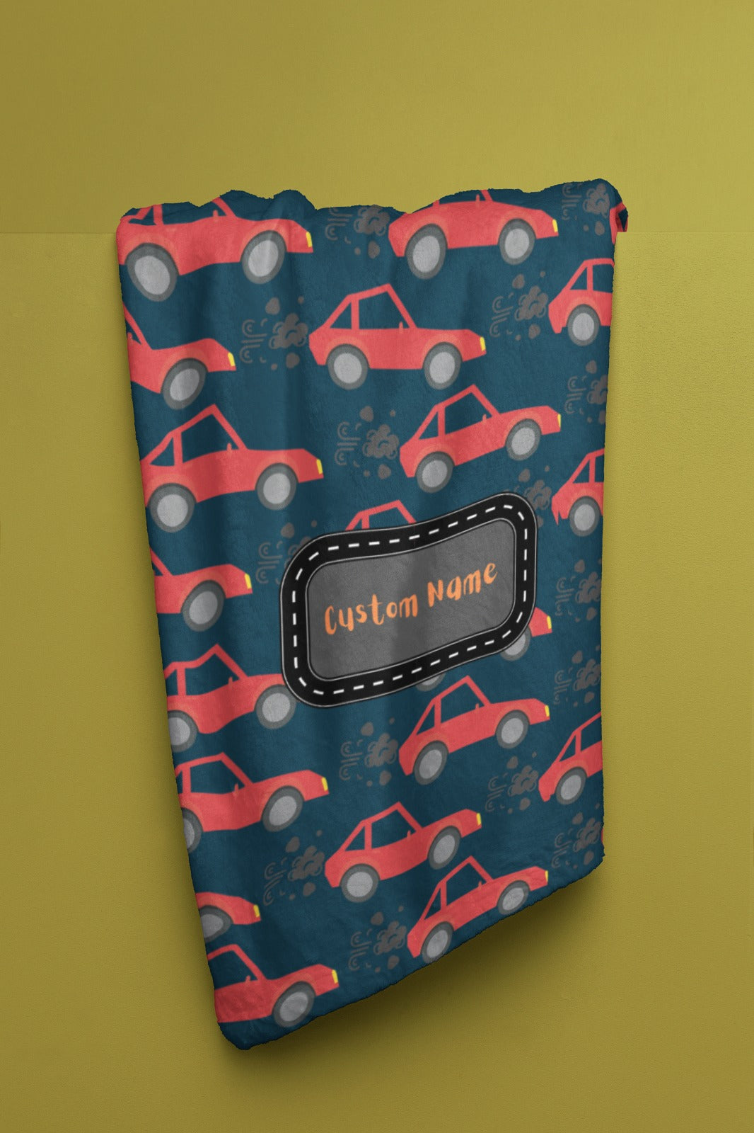 Microfiber Blanket-Personalized  With Kids Car Blanket