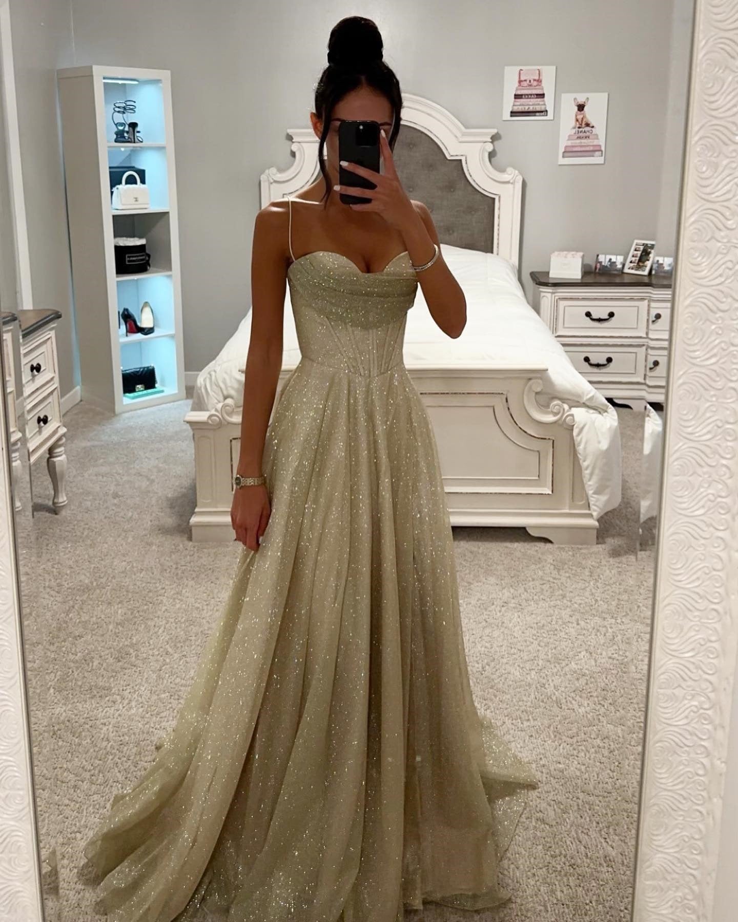 Women's Gilding Sling Swing Dress