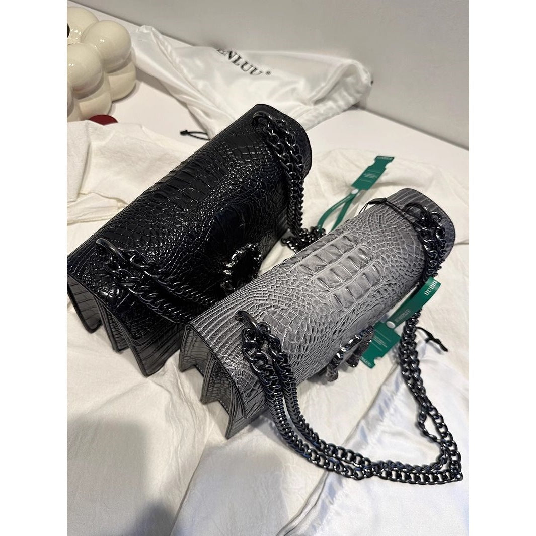 High-fashion Underarm Light-luxury Crossbody Small Square Bag