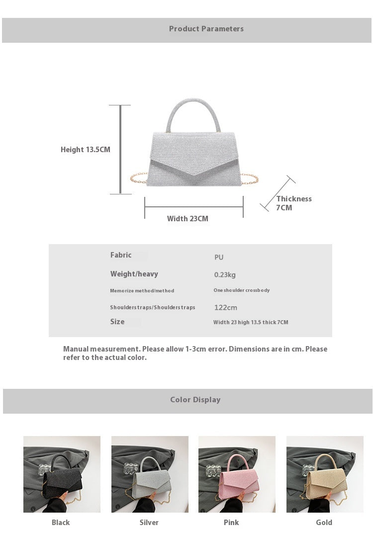 Fashion Diamond Small Square Bag For Women