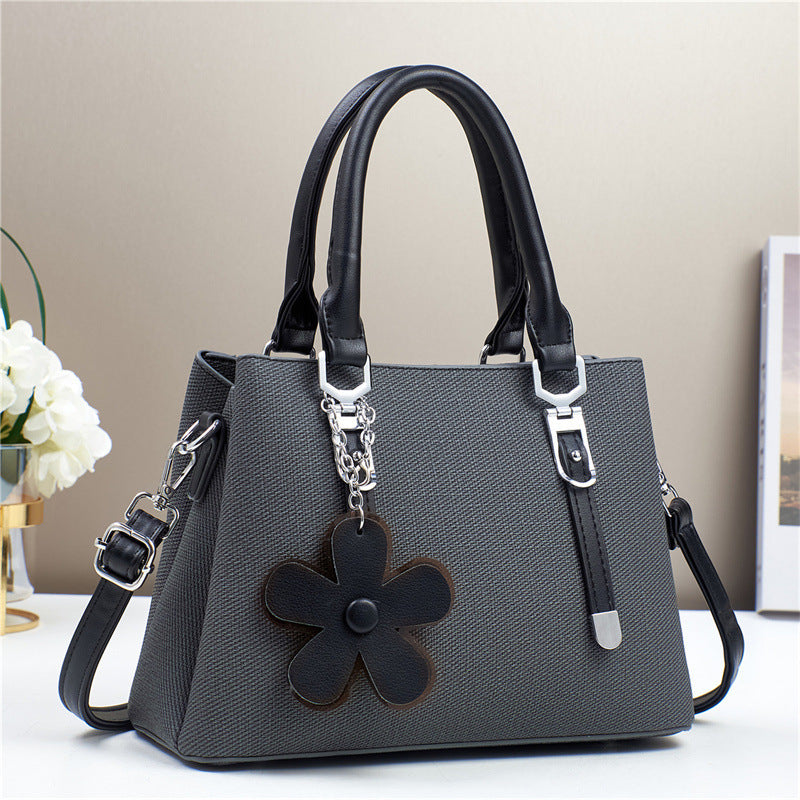 Western Style Large Capacity Exquisite Accessories Shoulder Messenger Bag