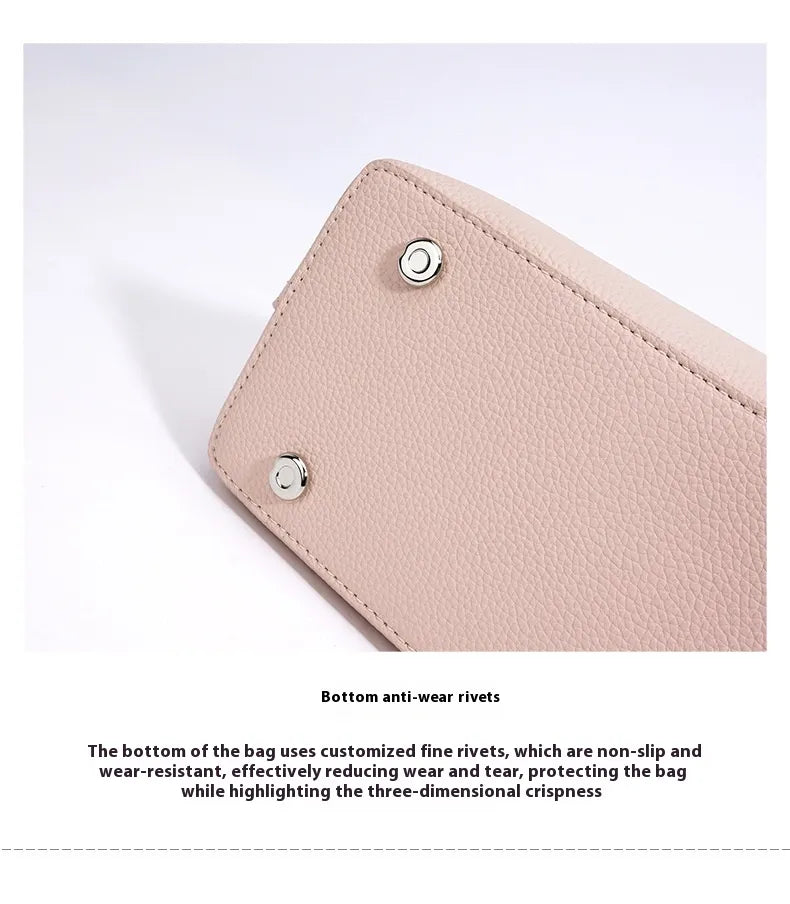 Shoulder Messenger Bag Fashionable All-match Bag Cowhide Leather