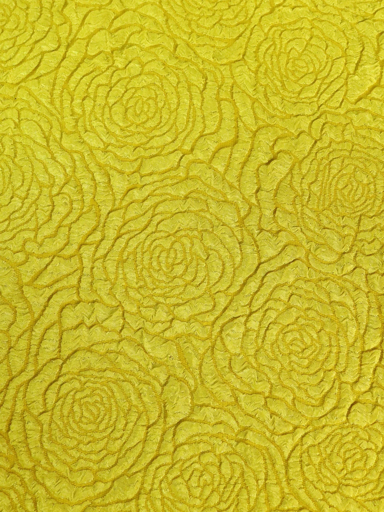 A- Line New Jacquard Fabric Flower Dress
