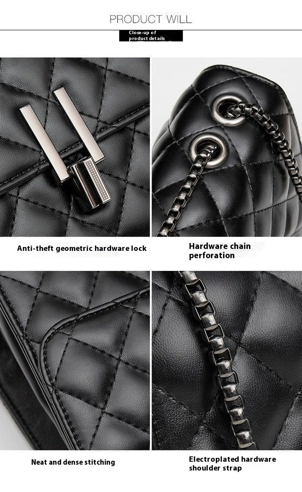 Rhombus Chain Bag Fashion Shoulder Messenger