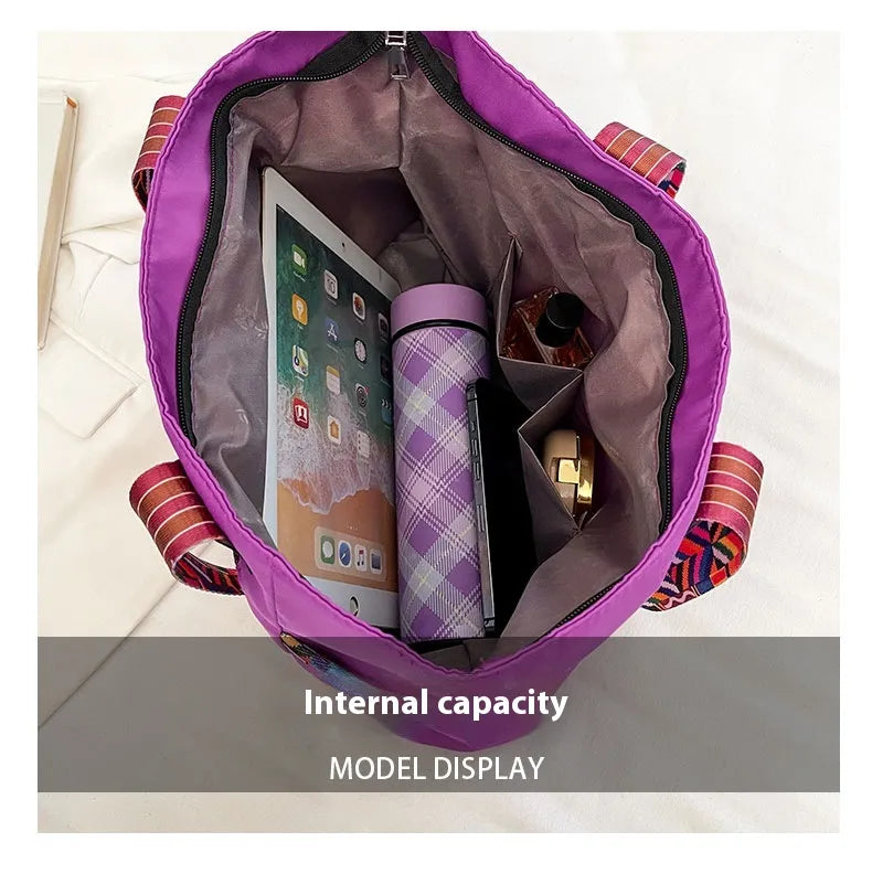 Women's Oxford Cloth Bag Portable And Fashion Shoulder Bag