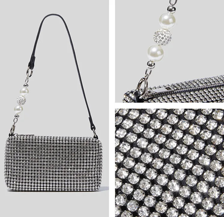 New Rhinestone Hand Carry Diamond Evening Bag