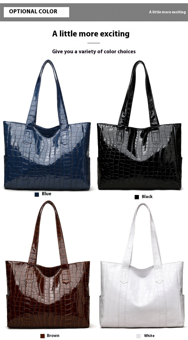 Korean Style Stylish Simple And Versatile European And American Commuters' Tote Bag