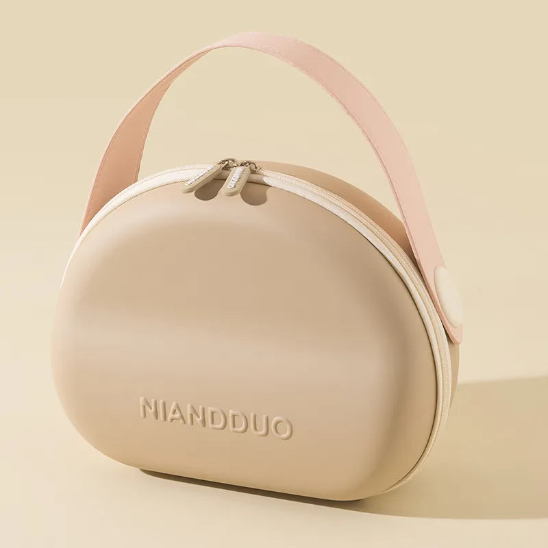 Dopamine-color Shell-shape Multi-purpose Cosmetic Handbags For Women