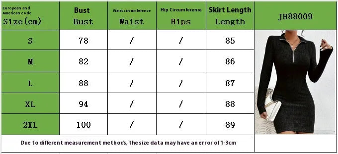 Slim Fit Slimming Zipper Lapel Sheath Dress