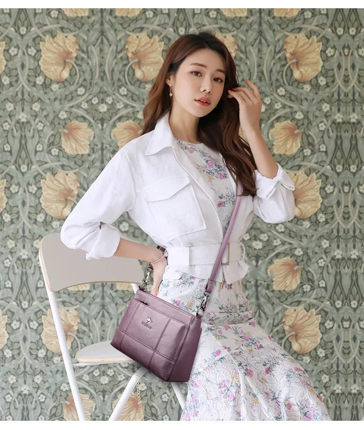 Shoulder Messenger Bag Fashion Generous Handheld Small Square Bag