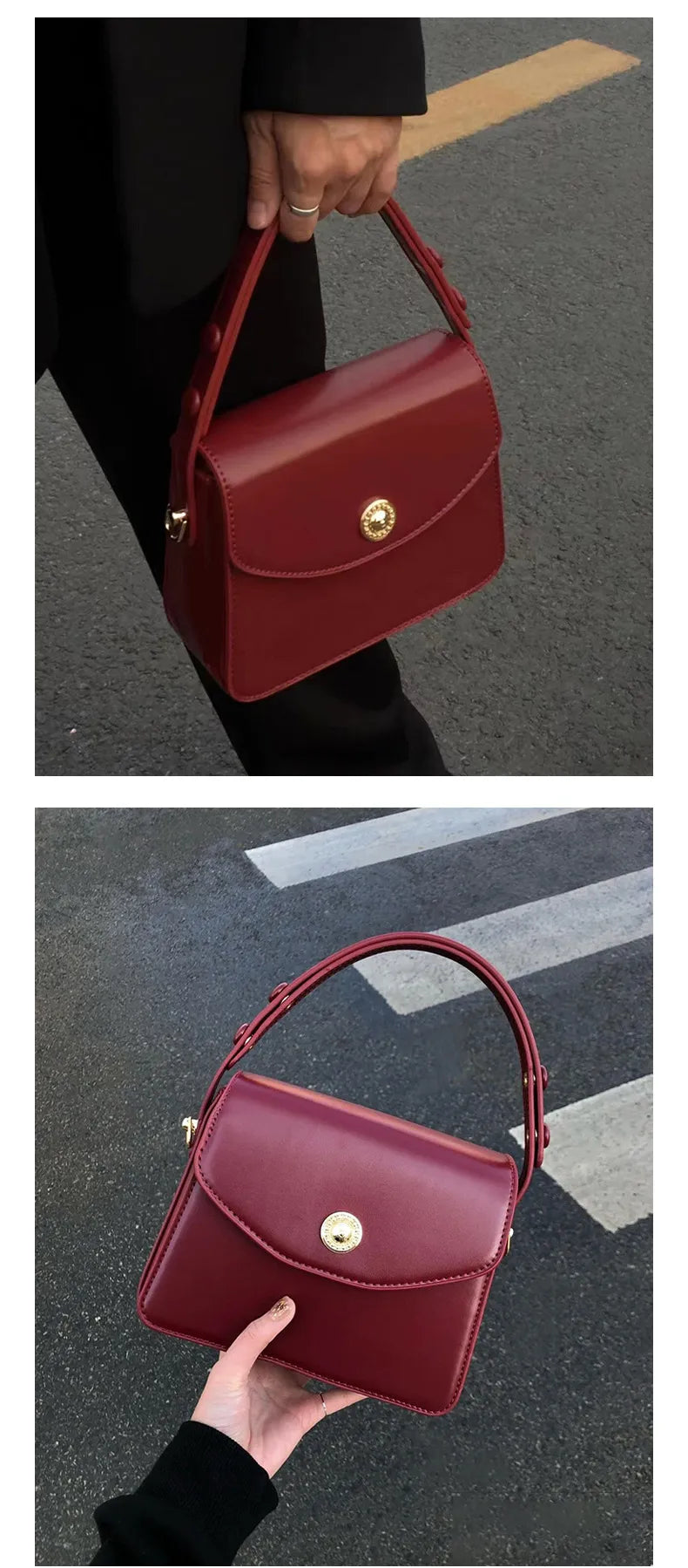 Vintage Style Women's Retro Messenger Handbag