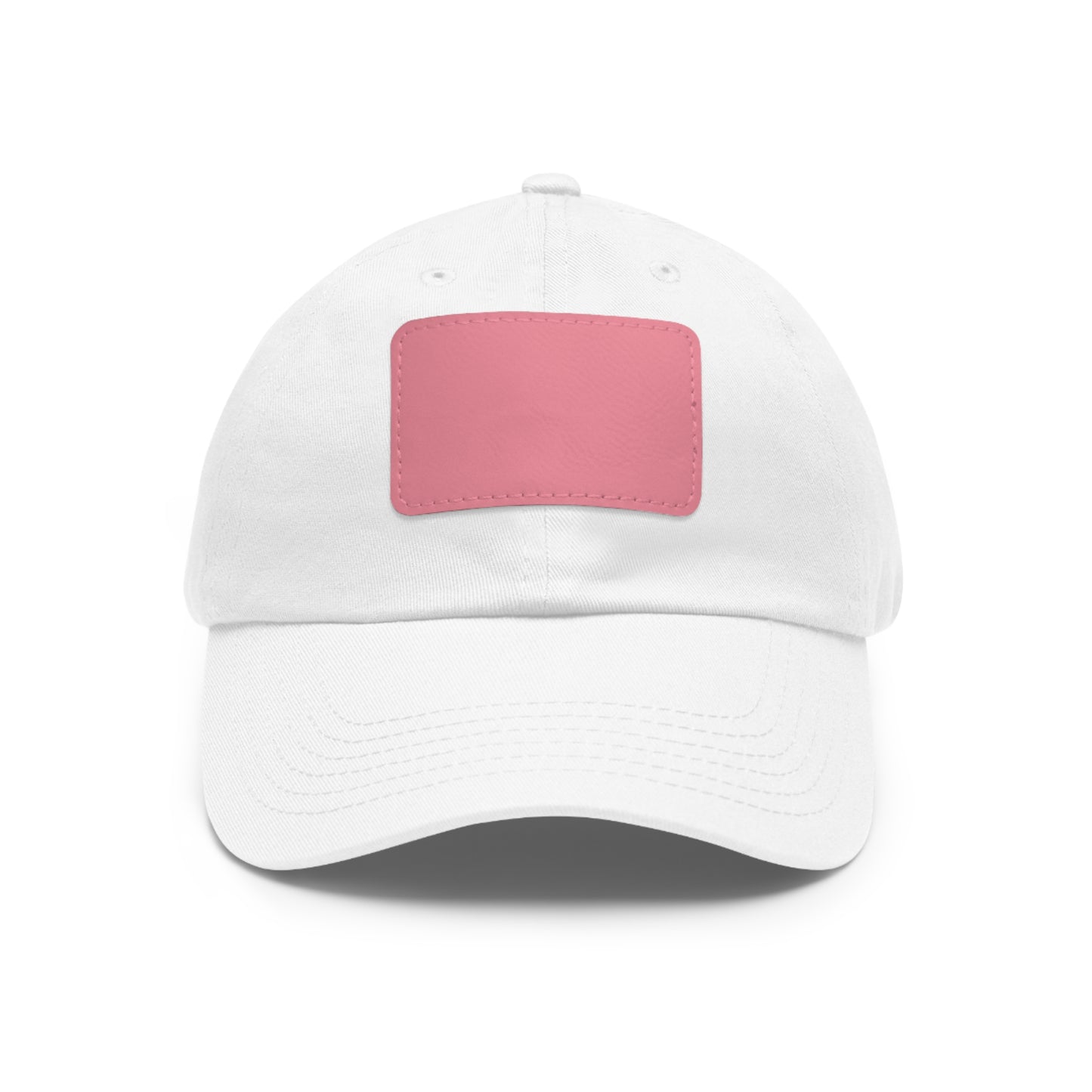 Dad Hat with Leather Patch (Rectangle) - Personalize With Country Flags