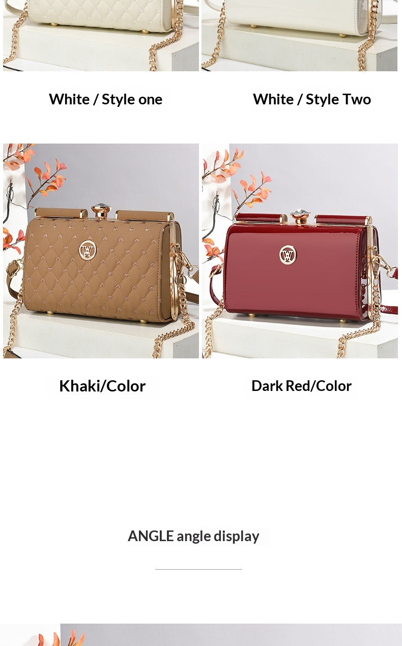 Niche Trendy Diamond-quilted Shoulder Bag With A Premium Texture