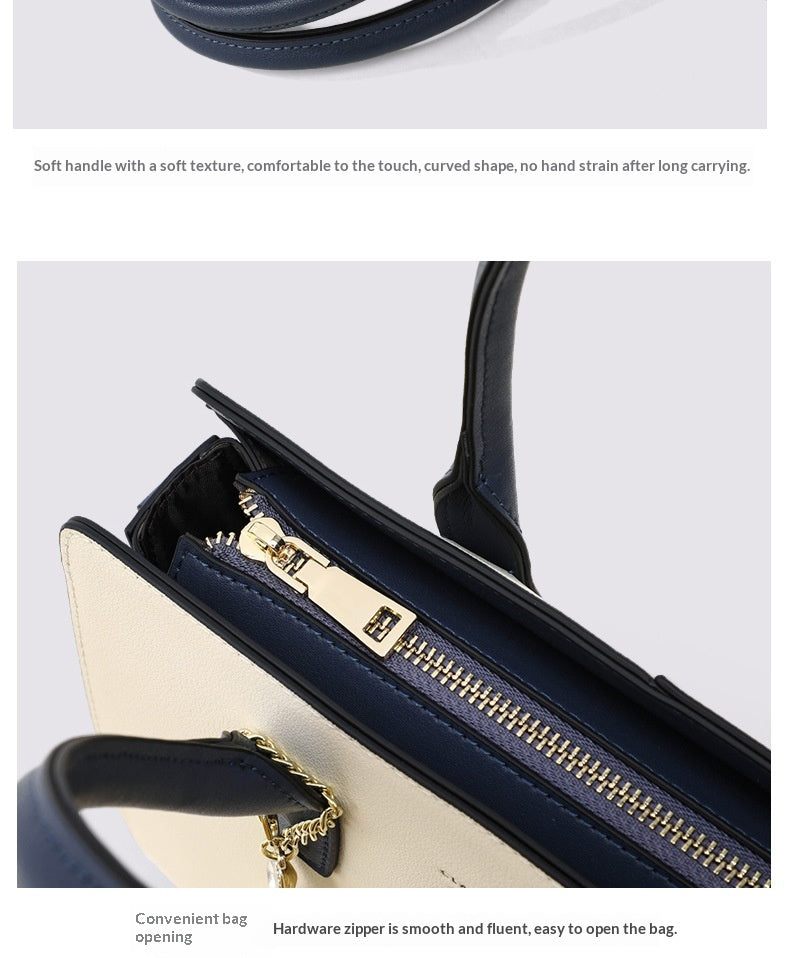 Premium Leather Crossbody Bag With A Spacious Design