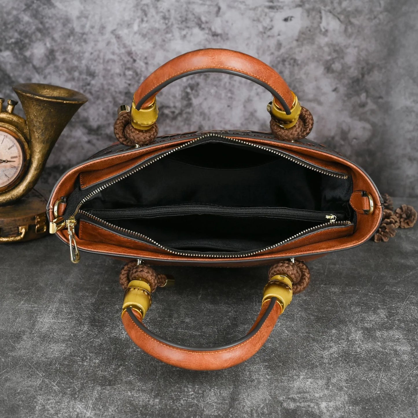 High-grade Elegant Middle-aged One-shoulder Versatile Crossbody Bag