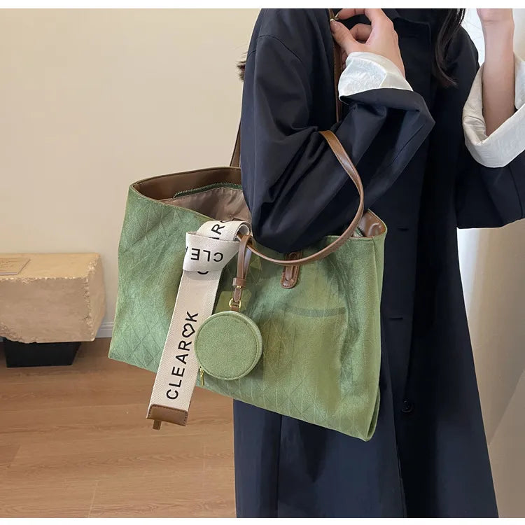 Casual Large Capacity Totes Women's Large Shoulder Bag